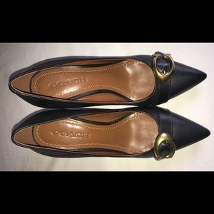 Coach black pumps women’s 8.5
